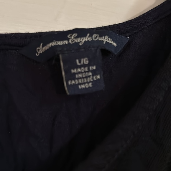 Navy blue and black American eagle tank top - Picture 2 of 6